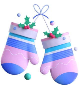 Christmas mittens