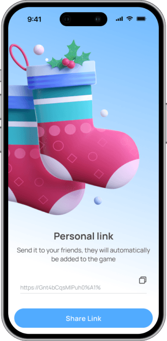 Phone with personal link